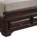 King Storage Bed Elegant - Cappuccino
