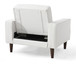 Andrews - Chair Bed - White