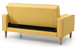 Vibrant Contemporary Loveseat Bed - Yellow