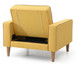 Vibrant Contemporary Chair Bed - Yellow