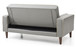 Contemporary Loveseat For Two - Gray