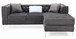 Paige - Sofa Chaise - Gray