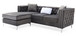 Paige - Sofa Chaise - Gray