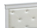 Lorana - Twin Modern Bed - Silver Champagne