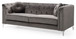 Elegant Contemporary Sofa - Dark Gray