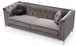 Elegant Contemporary Sofa - Dark Gray