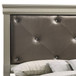 Queen Bed Elegantly Designed Transitional - Champagne