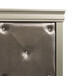 Queen Bed Elegantly Designed Transitional - Champagne