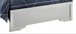 Lorana - Twin Bed - Silver Champagne