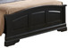 Full Elegant Traditional Bed - Black