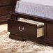 Louis Phillipe - Queen Panel Storage Bed - Cappuccino