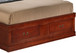 Louis Phillipe - Queen Charming Storage Bed - Cherry