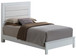 Twin Bed Contemporary - Elegant White