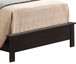 Stylish Transitional Twin Bed - Black