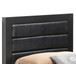 Stylish Transitional Twin Bed - Black