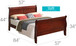 Full Bed For Comfort Charming Traditional - Cherry