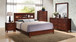 Queen Bed Elegant Transitional - Cherry