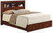 King Storage Bed - Cherry
