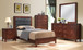 Queen Bed Transitional Elegant - Cherry