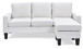 Jenna - Sofa Chaise - White