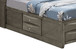 Marilla - Queen Storage Bed - Gray