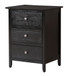 Daniel - Transitional Nightstand - Black