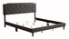 Deb - Queen Bed Button Tufted - Black