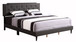 Deb - Queen Bed Button Tufted - Black