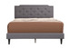 Deb - Queen Bed For Cozy Sleep - Gray