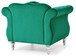 Chic Transitional Chair - Green