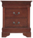 Louis Phillipe - Elegant Traditional Nightstand - Cherry