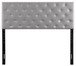 Casual Upholstered Headboard - Light Gray