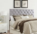 Super Nova - Queen Bed Headboard - Light Gray