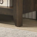 Benito - Wide TV Stand With Open Shelves And Cable Management - Dark Dusty Brown