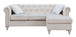 Raisa - Sofa Chaise - Beige