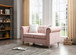 Cozy Contemporary Loveseat - Pink