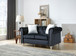 Stylish Contemporary Loveseat - Black