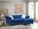 Raisa - Sofa Chaise - Blue