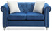 Chic Loveseat - Navy Blue