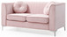 Delray - Loveseat - Pink