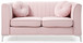 Delray - Loveseat - Pink
