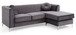 Delray - Sofa Chaise - Gray
