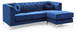 Pompano - Sofa Chaise - Navy Blue