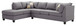 Malone - Sectional - Gray