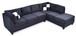 Malone - Sectional Upholstered - Black