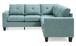 Newbury - Sectional - Teal