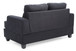Cozy Transitional Loveseat For Two - Black