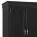 Elegant Traditional Armoire - Black