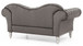 Cozy Traditional Loveseat - Dark Gray