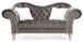 Cozy Traditional Loveseat - Dark Gray